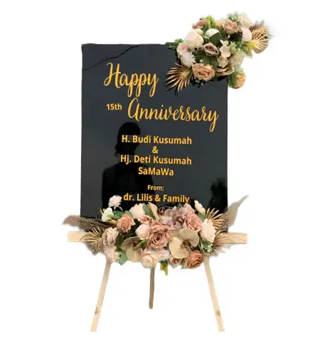 Papan Bunga Akrilik Siring Agung