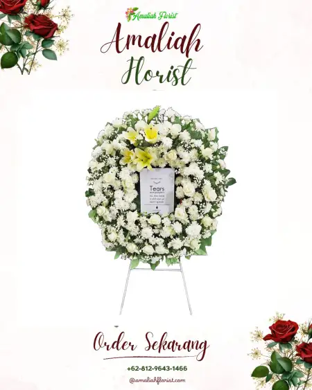 Krans Bunga Duka Siring Agung